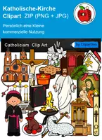 Vorschau - selbst erstellte Cliparts/Grafiken - Cliparts-set Christentum Religionen, Materialpaket - Seite 2
