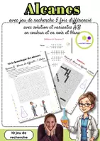 Aperçu - Préparation de séquence / Séquence complète - Chimie organique | Alcanes | avec grille de recherche différenciée - Page de couverture