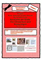 Vorschau - Arbeitsblätter - Die konstantinische Wende - Stationen Kirchengeschichte - Deckblatt