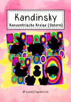 Vorschau - Mal- und Bastelvorlagen - Kandinsky - Konzentrische Kreise an Ostern - Seite 2