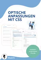 Vorschau - Stundenentwürfe - Optische Anpassungen mit CSS - Komplett vorbereitete Stunde - Deckblatt