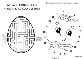 anteprima - Materiale di supporto/inclusione - Mini Book pasquale - Pagina 1