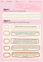 Vorschau - Arbeitsblätter - Barbie - Textverständnis - Sachtext - Seite 2