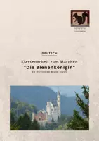 Vorschau - Test - Klassenarbeit zum Märchen "Die Bienenkönigin" - Deckblatt