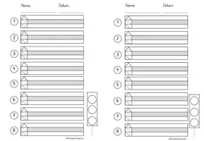 Vorschau - Test - FREEBIE: Mini-Diktat Vorlage (Klasse 1) - Seite 2