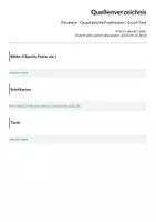 Vorschau - Arbeitsblätter - Parabeln - Quadratische Funktionen - Excel-Tool - Seite 2