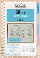 Vorschau - Fördermaterial/Inklusion - Rückmeldebogen Mathe Klasse 2 zum Halbjahr - Deckblatt