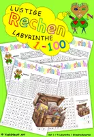 Vorschau - Spiele - Lustige Rechenlabyrinthe - ZR 100 - Grundrechenarten - Deckblatt