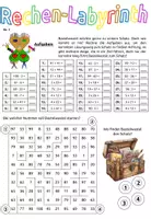 Vorschau - Spiele - Lustige Rechenlabyrinthe - ZR 100 - Grundrechenarten - Seite 2
