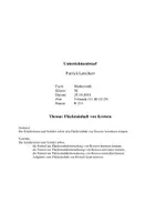 Vorschau - Stundenentwürfe - Flächen und Körper - Deckblatt
