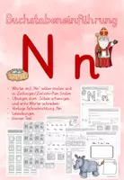 Vorschau - Arbeitsblätter - Buchstabeneinführung Nn - Deckblatt