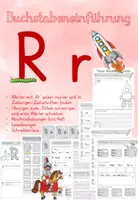 Vorschau - Arbeitsblätter - Buchstabeneinführung R - Deckblatt