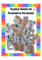 Vista previa - Juegos / Gamificación - Tarjetas análisis Pronombres Personales - Portada