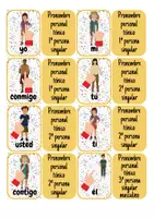 Vista previa - Juegos / Gamificación - Tarjetas análisis Pronombres Personales - página 3