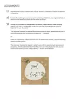 Vorschau - Test - 2 Klausurvorschläge mit EWH zum American Dream, mündliche Prüfung, Abitur, mock exams - Seite 2