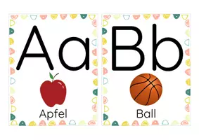 Vorschau - Bildkarten - Anlautkarten Alphabet Bildkarten - Seite 3