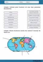 Vorschau - Arbeitsblätter - KONTINENTE: Lernkarten und Arbeitsblätter - Erdkunde für die Sek 1 - Seite 2
