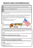 Vorschau - Stundenentwürfe - American High School Life - Subjects, Clubs, Rules - Deckblatt