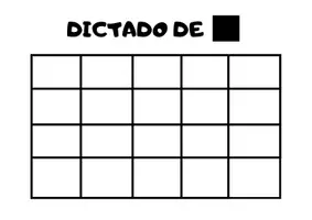 Vista previa - Hojas de trabajo - DICTADO DE FORMAS - página 1
