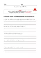 Vorschau - Arbeitsblätter - Die Satzarten benennen und bilden. Deutschunterricht - Seite 2