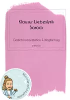 Vorschau - Klassenarbeiten - Klausuren-Materialpaket I Liebeslyrik I editierbar - Seite 1