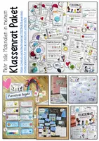 Vorschau - Mal- und Bastelvorlagen - Klassenrat Briefkasten & Post / Klassenbriefkasten / Klassenpost - Seite 1