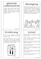 Vorschau - Mal- und Bastelvorlagen - mein Körper - Lapbook - Seite 3