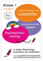 Vorschau - Arbeitsblätter - Leseblatt 2 OIAML Lesen lernen Rechtschreibung - Deckblatt