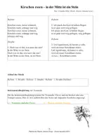 Vorschau - Arbeitsblätter - Kirschen Essen - Kirschkern - Lied - RJ Gross - Seite 3