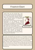 Vorschau - Arbeitsblätter - Friedrich Ebert - Vater der Demokratie und Social Media? - Seite 1