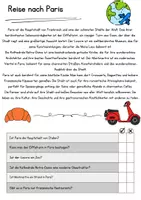 Vorschau - Unterrichtsreihen - Paris Grundschule Textverstehen 4 Klasse Paris Leseverstehen Klasse 2 Entdecke die Welt - Seite 1
