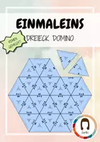 Vorschau - Spiele - Dreieck Domino - Spiel zum Einmaleins - Reihen gemischt - Deckblatt