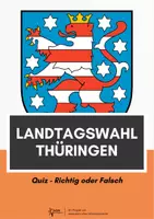 Vorschau - Arbeitsblätter - Quiz: Thüringen Landtagswahl 2024 (Arbeitsblatt inkl. Lösung) - Deckblatt
