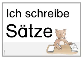 Vorschau - Arbeitsblätter - Sätze und erste Geschichten schreiben (Klasse 1, Klasse 2) - Seite 1