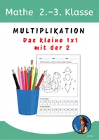 Vorschau - Arbeitsblätter - Einmaleins mit der 2 - Deckblatt