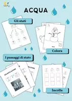 anteprima - Esercizi - Gli stati dell'acqua e i passaggi di stato - Pagina di copertina