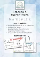Vorschau - Arbeitsblätter - Rechentricks - Rechenstrategien 1. Klasse Zahlenraum 20 - Deckblatt