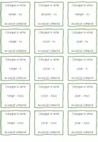 Vorschau - Aufgabenkarten - Cartes de conjugaison - passé composé (Salut, c'est magique) - Seite 2