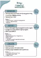 Vorschau - Merkblätter - Writing a comment - Methodsheet - Seite 1