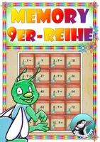Vorschau - Unterrichtsreihen - Mathematik - Memory- 9er-Reihe - Legematerial - Deckblatt
