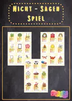 Vorschau - Spiele - Nicht-Sagen-Spiel - Konzentrations- und Sprachförderspiel (gelb) - Seite 1