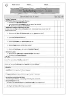 Vorschau - Arbeitsblätter - Tagebucheintrag - Checkliste/ Kriterien und Arbeitsblatt - Seite 1