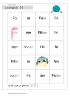 Vorschau - Arbeitsblätter - Leseteppich/Silbenteppich 4 ab Klasse 1- Silbenlesen - Seite 3