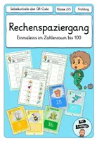 Vorschau - Arbeitsblätter - Rechenspaziergang Frühling Einmaleins im Zahlenraum bis 100 - Deckblatt