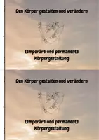 Vorschau - Arbeitsblätter - permanente und temporäre Körpergestaltung - Seite 1