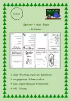 Vorschau - Arbeitsblätter - Spicker/Minibuch Bakterien - Deckblatt