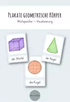 Vorschau - Poster - Plakate geometrische Körper - Wortspeicher - Deckblatt