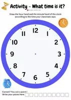 Aperçu - Jeux - What time is it ? - Game - Page de couverture