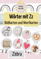Vorschau - Bildkarten - Wörter mit Z z - Bildkarten und Wortkarten - Deckblatt