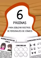 Vista previa - Otros - Dibujar rostros de cómics PDF - 6 páginas - Portada